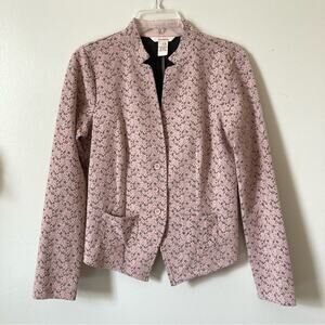 Sundance Catalog Lace Illusion Tux Blazer Jacket Size 2